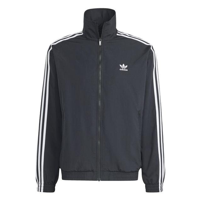 adidas Originals Track Top Woven Firebird - Black/white, size Small on Productcaster.