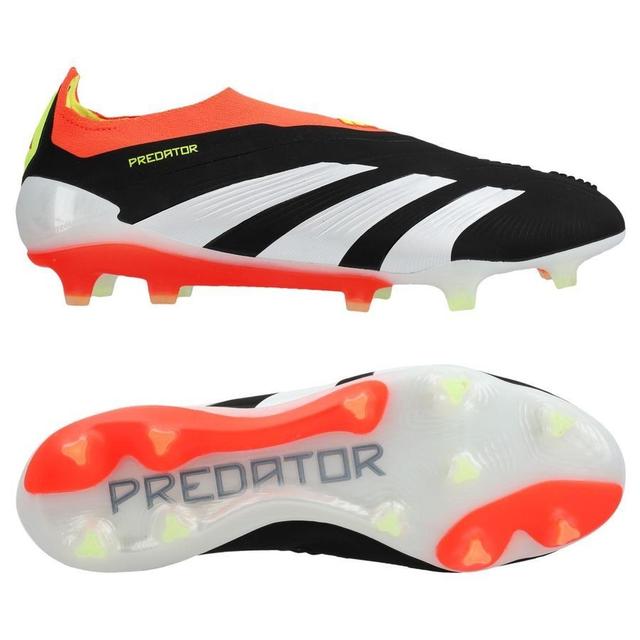 adidas Predator Elite Laceless Fg Solar Energy - Core Black/footwear White/solar Red - Grass (Fg), size 44⅔ on Productcaster.