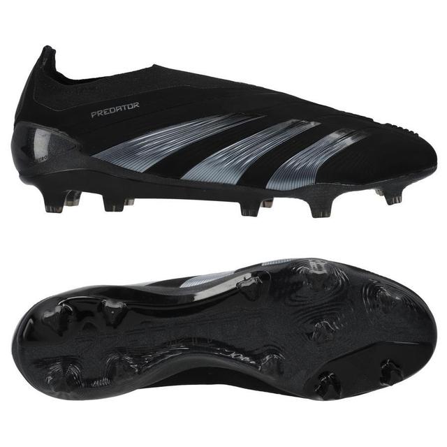 adidas Predator Elite Laceless Fg Nightstrike - Core Black/carbon, size 41⅓ on Productcaster.