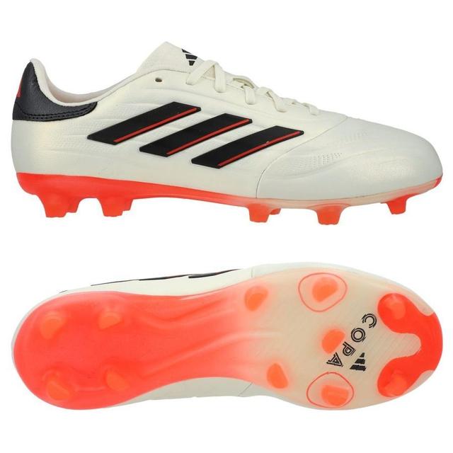 adidas Copa Pure 2 Elite Fg Solar Energy - Ivory/core Black/solar Red Kids - Grass (Fg), size 30½ on Productcaster.