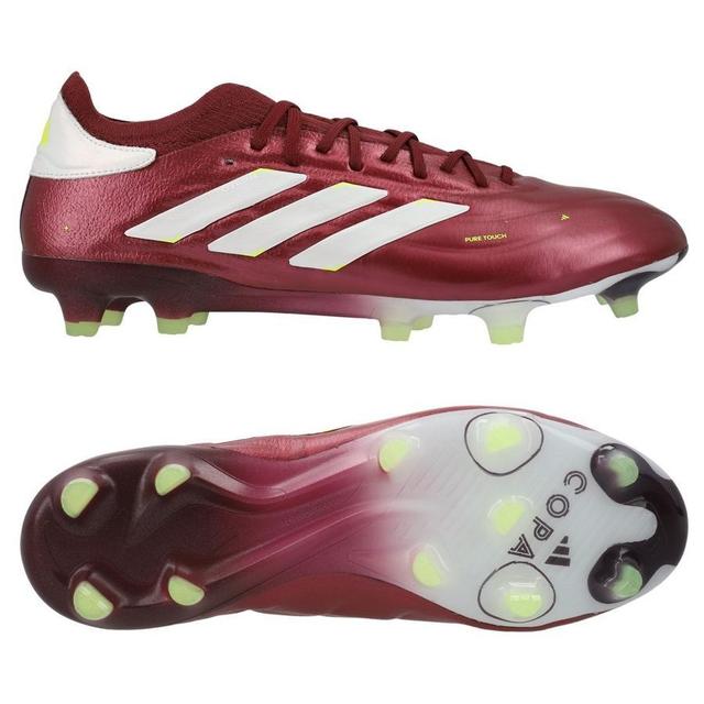 adidas Copa Pure 2 Elite Kt Fg Energy Citrus - Shadow Red/footwear White/solar Yellow - Grass (Fg), size 48⅔ on Productcaster.