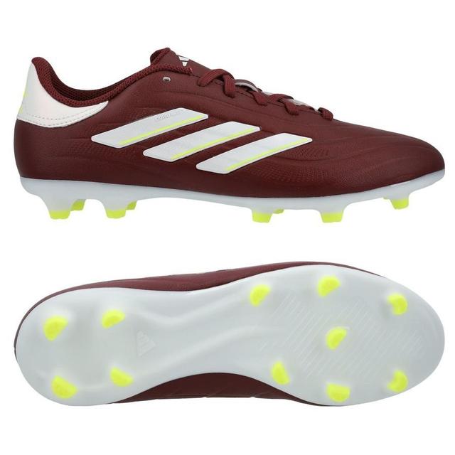 adidas Copa Pure 2 League Fg Energy Citrus - Shadow Red/footwear White/solar Yellow Kids, size 38⅔ on Productcaster.