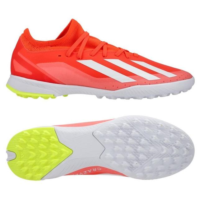 adidas X Crazyfast League TF Energy Citrus - Rød/Hvit/Gul Barn - ['Turf (TF)'], størrelse 38 on Productcaster.