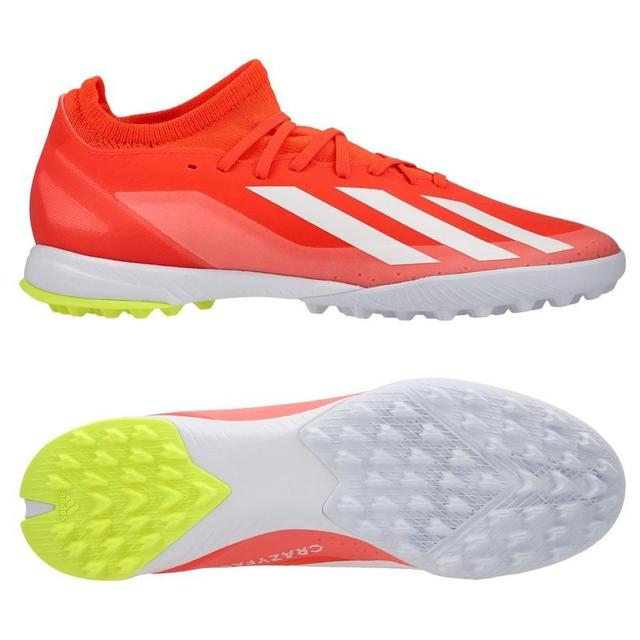 adidas X Crazyfast League Tf Energy Citrus - Solar Red/footwear White/solar Yellow - Turf (Tf), size 42 on Productcaster.