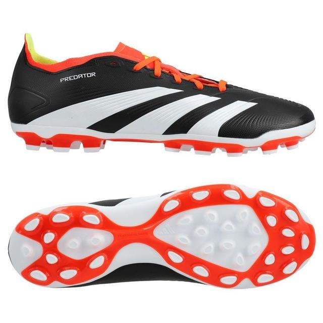 adidas Predator League 2G/3G AG Solar Energy - Sort/Hvit/Rød - Kunstgress (AG), størrelse 44⅔ on Productcaster.