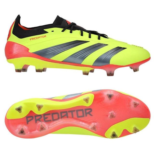 adidas Predator Elite Fg Energy Citrus - Solar Yellow/core Black/solar Red - Grass (Fg), size 36 on Productcaster.