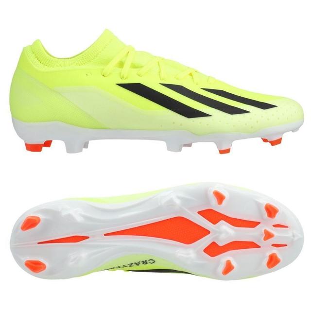 adidas X Crazyfast League Fg Solar Energy - Keltainen/musta/valkoinen - Nurmi (Fg), koko 42⅔ on Productcaster.