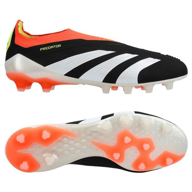 adidas Predator Elite Laceless Ag Solar Energy - Core Black/footwear White/solar Red, size 44⅔ on Productcaster.