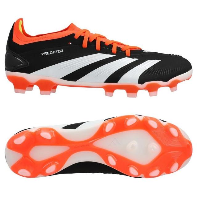 adidas Predator Pro Mg Solar Energy - Zwart/wit/rood - Natuurgras (Fg) / Kunstgras (Ag), maat 43⅓ on Productcaster.