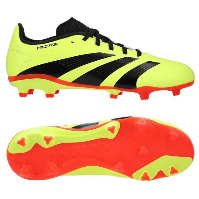 adidas Predator League Fg Energy Citrus - Solar Yellow/core Black/solar Red Kids, size 37⅓ on Productcaster.