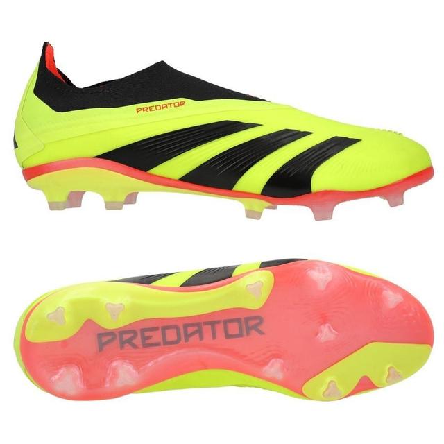 adidas Predator Elite Laceless Fg Energy Citrus - Solar Yellow/core Black/solar Red Kids, size 30½ on Productcaster.