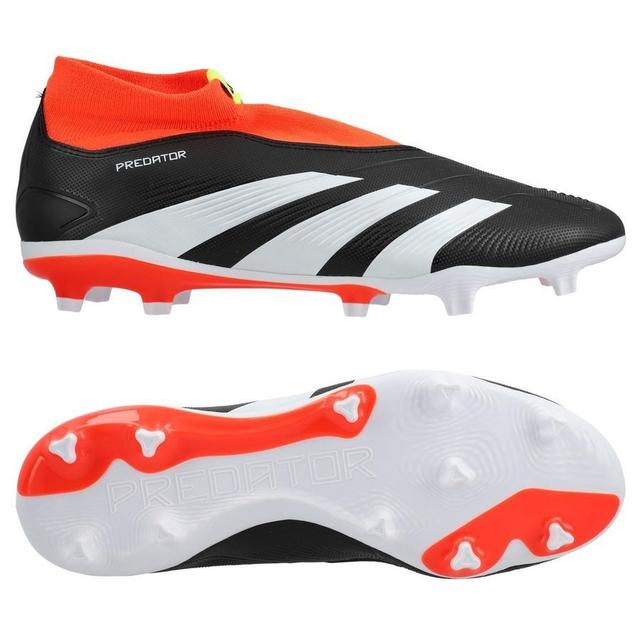 adidas Predator League Laceless Fg Solar Energy - Core Black/footwear White/solar Red, size 46⅔ on Productcaster.