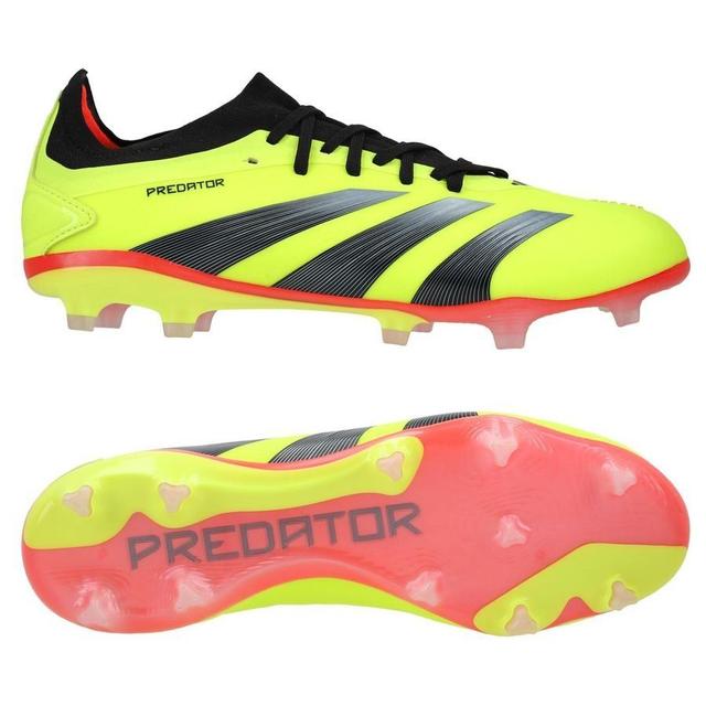 adidas Predator Pro Fg Energy Citrus - Solar Yellow/core Black/solar Red, size 40 on Productcaster.