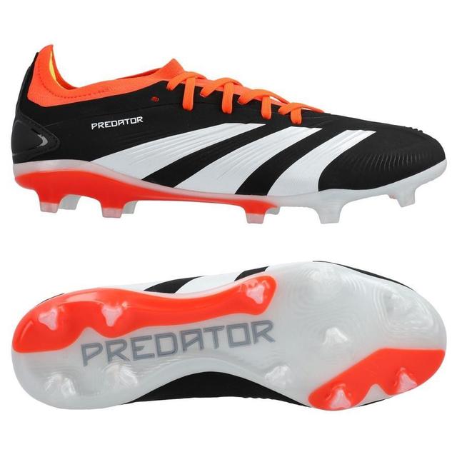 adidas Predator Pro Fg Solar Energy - Core Black/footwear White/solar Red, size 40⅔ on Productcaster.