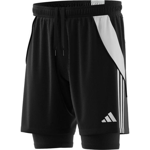 adidas Training Shorts Tiro 24 2in1 - Black/white, size XX-Large on Productcaster.