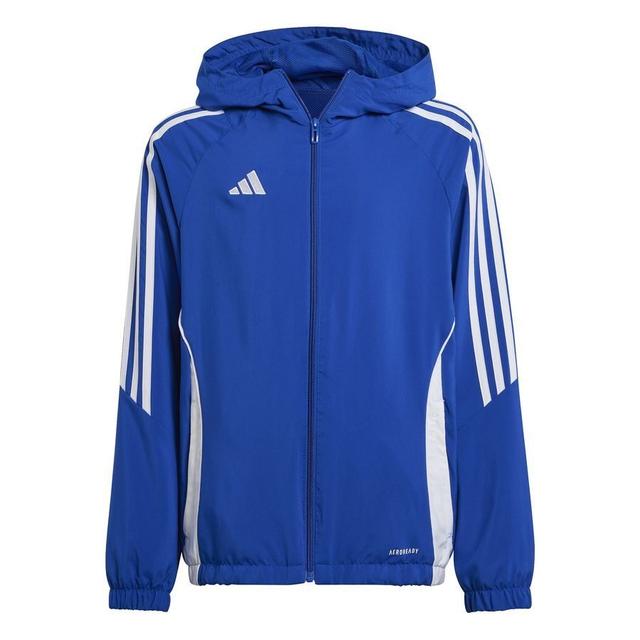 adidas Windbreaker Tiro 24 - Royal Blue/white Kids, size 128 cm on Productcaster.