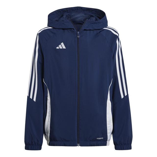 adidas Windbreaker Tiro 24 - Team Navy/white Kids, size 152 cm on Productcaster.