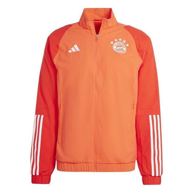 Bayern München Training Jacket Presentation Tiro 23 - Bright Red/White - adidas, size Small on Productcaster.