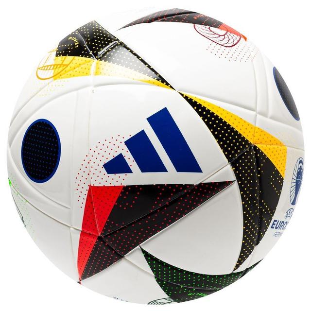 adidas Fotboll FUSSBALLLIEBE League J350 EURO 2024 - Vit/Svart/Blå, storlek Ball SZ. 4 on Productcaster.