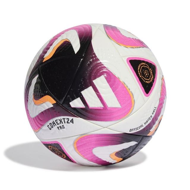 adidas Football Conext 24 Pro - White/black/pink, size Ball SZ. 5 on Productcaster.