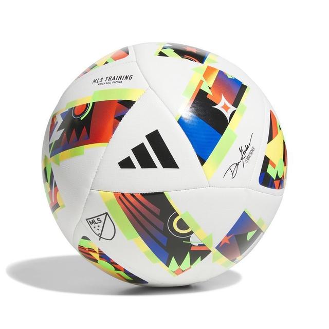 adidas Football Mls Training - White/black/multicolor, size Ball SZ. 5 on Productcaster.