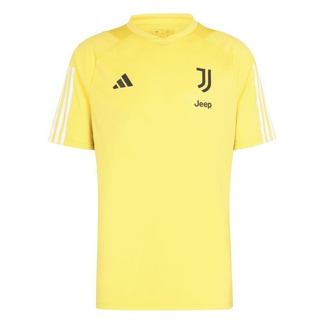 Juventus Tränings T-Shirt Tiro 23 - Gul/Svart - adidas, storlek Medium on Productcaster.