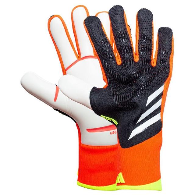 adidas Goalkeeper Gloves Predator Pro Solar Energy - Black/solar Red/solar Yellow, size 12 on Productcaster.