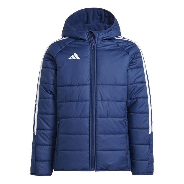 adidas Winter Jacket Tiro 24 - Navy Blue/white, size Medium on Productcaster.