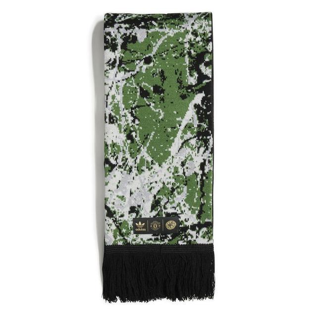 Manchester United Scarf Stone Roses - Green/black - , size One Size on Productcaster.