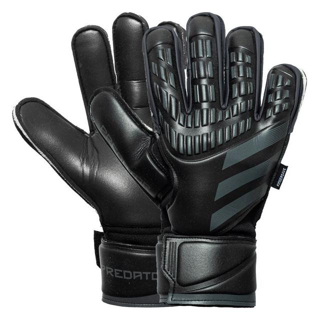 adidas Goalkeeper Gloves Predator Match Fingersave Nightstrike - Black, size 9½ on Productcaster.