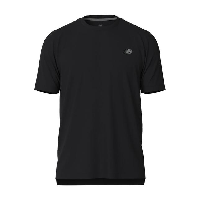 New Balance Løbe T-Shirt Athletics Run - Sort, størrelse X-Large on Productcaster.