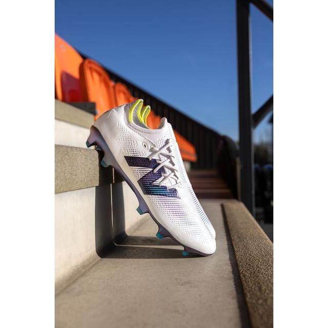 New Balance Furon V7 Pro Fg Cooper - White Limited Edition, size 42½ on Productcaster.