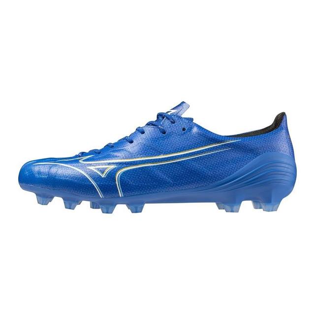 Mizuno Alpha Made In Japan Fg/ag Mugen - Blauw/wit/goud - ['Kunstgras (Ag)', 'Natuurgras (Fg)'], maat 40 on Productcaster.