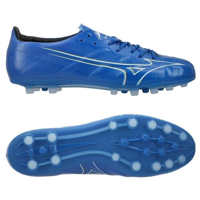 Mizuno Alpha Made In Japan Ag Mugen - Laser Blue/white/gold - Artificial Grass (Ag), size 44½ on Productcaster.