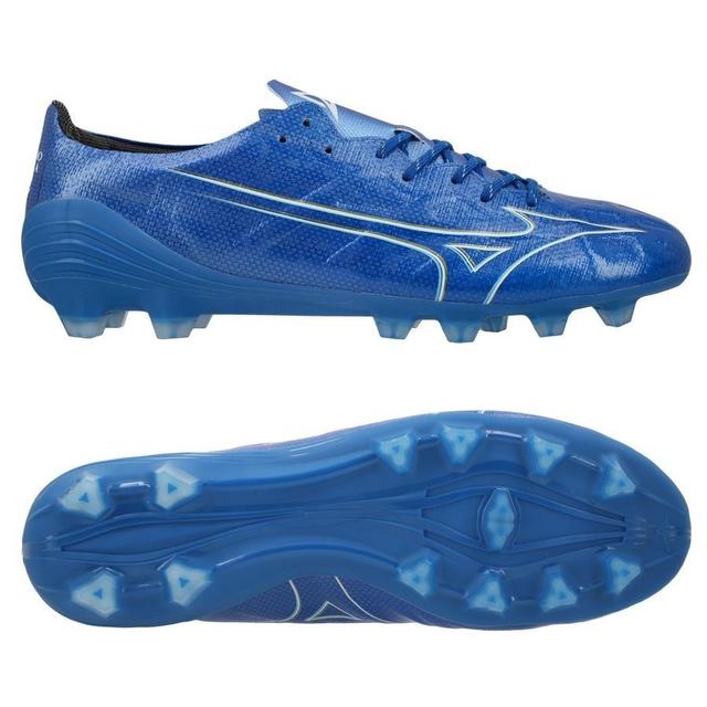 Mizuno Alpha Pro FG/AG Mugen - Laser Blau/Weiß/Gold, Größe 38½ on Productcaster.