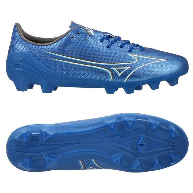 Mizuno Alpha Select Fg/ag Mugen - Laser Blue/white/gold, size 47 on Productcaster.