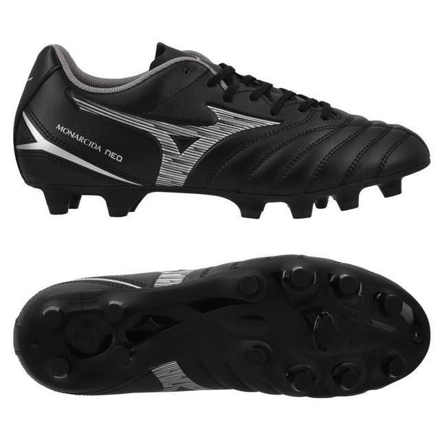 Mizuno Monarcida Neo Lll Select Fg/ag Unlimited Black - Black/silver, size 40½ on Productcaster.