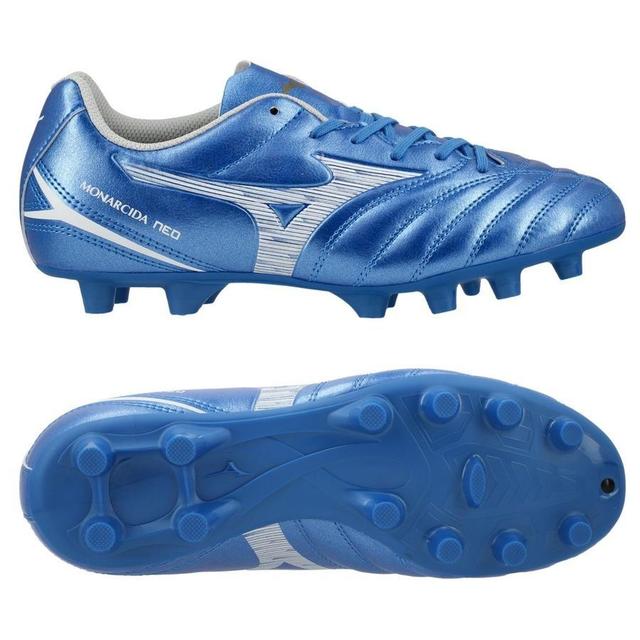 Mizuno Monarcida Neo Lll Select Fg Mugen - Laser Blue/white Kids - Grass (Fg), size 33 on Productcaster.