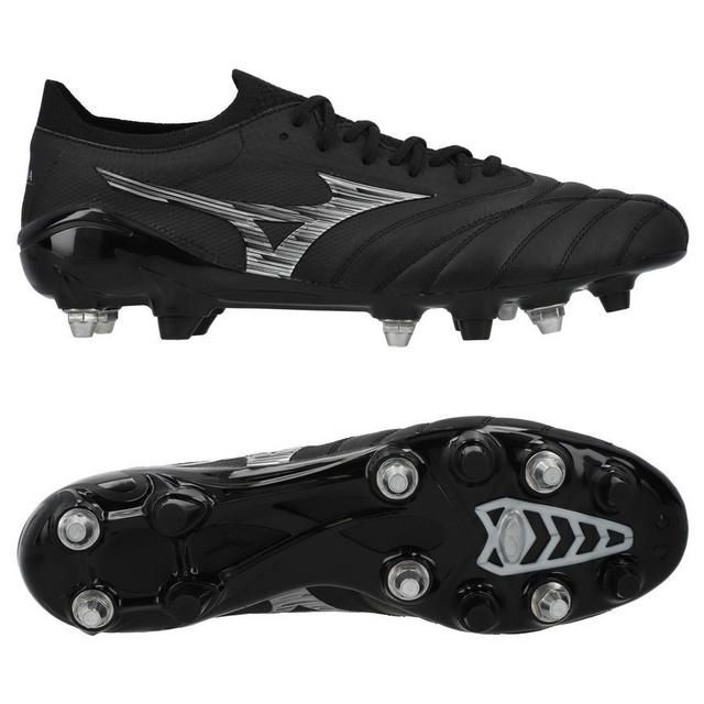 Mizuno Morelia Neo Iv Beta Made In Japan Sg Unlimited Black - Black/galaxy Silver/black - Soft Ground (Sg), size 42 on Productcaster.