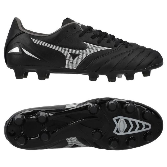 Mizuno Morelia Neo Iv Pro Fg/ag Unlimited Black - Black/galaxy Silver/black, size 47 on Productcaster.