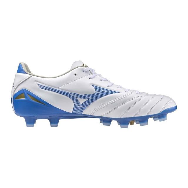 Mizuno Morelia Neo IV Pro FG/AG Mugen - Hvit/Blå, størrelse 44½ on Productcaster.