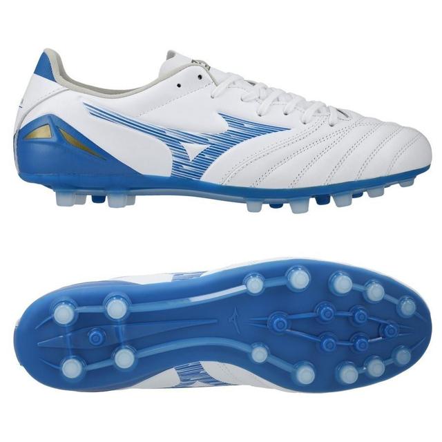 Mizuno Morelia Neo Iv Pro Ag Mugen - White/laser Blue - Artificial Grass (Ag), size 47 on Productcaster.