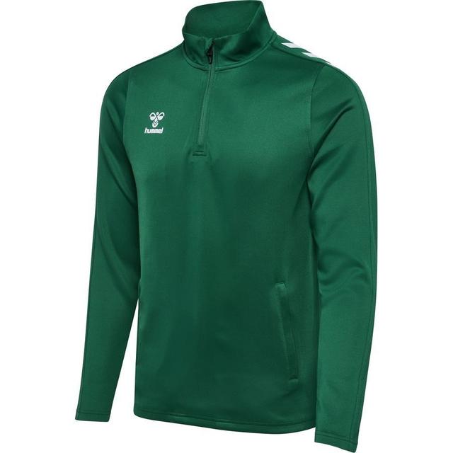 Hummel Training Shirt Core Half Zip - Dark Green, size X-Large on Productcaster.