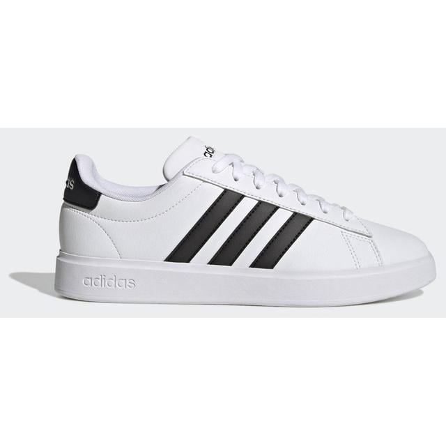 adidas Sneakers Court Cloudfoam Comfort - Wit/zwart, maat 41⅓ on Productcaster.