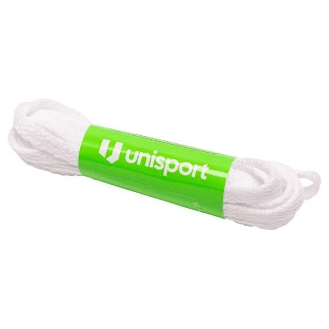 Unisport Shoe Laces Speed 110x0,4cm 1-pak - White, size White on Productcaster.