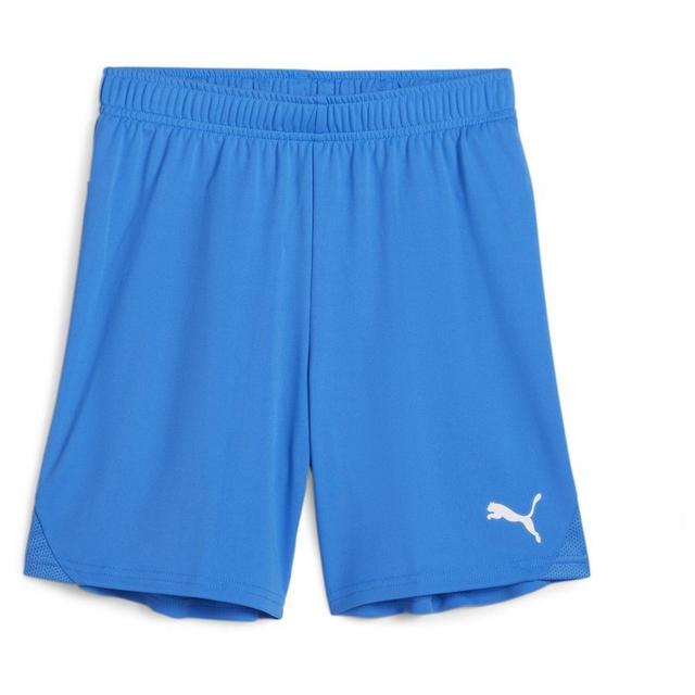 PUMA Football Shorts Teamgoal - Electric Blue Lemonade/PUMA White Kids, size YM/140 cm on Productcaster.