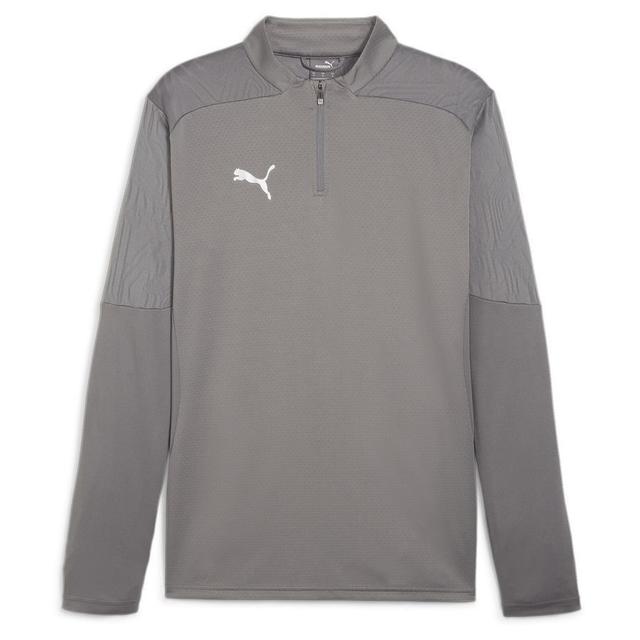 Teamfinal Training 1/4 Zip Top Cast Iron-PUMA Silver, size ['Small'] on Productcaster.