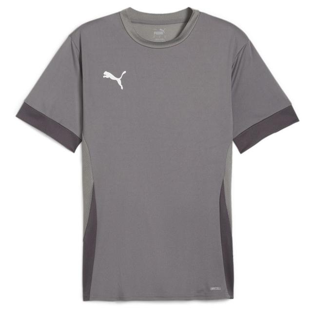 PUMA Training T-shirt Teamgoal - Iron Grey/PUMA White, size Medium on Productcaster.