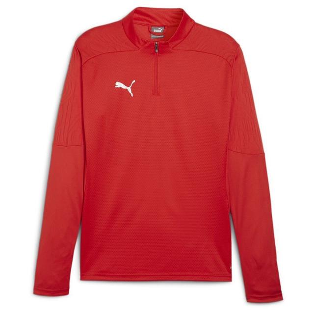 Teamfinal Training 1/4 Zip Top PUMA Red-PUMA Silver, pointure ['XX-Large'] on Productcaster.