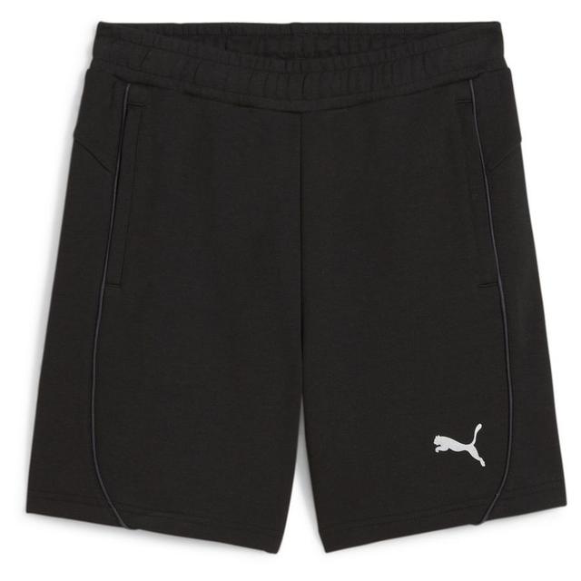 Teamfinal Casuals Shorts Jr PUMA Black-PUMA Silver, size ['M/152 cm'] on Productcaster.